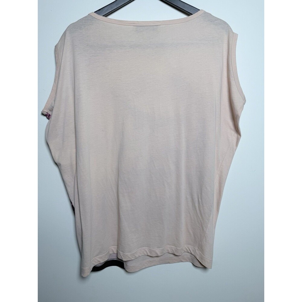 Stella McCartney Pink Lynx Graphic Tunic Top 44 Cotton Oversized Tee Portugal - Picture 6 of 16